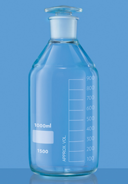 Bottles Reagent Narrow Mouth Clear Glass